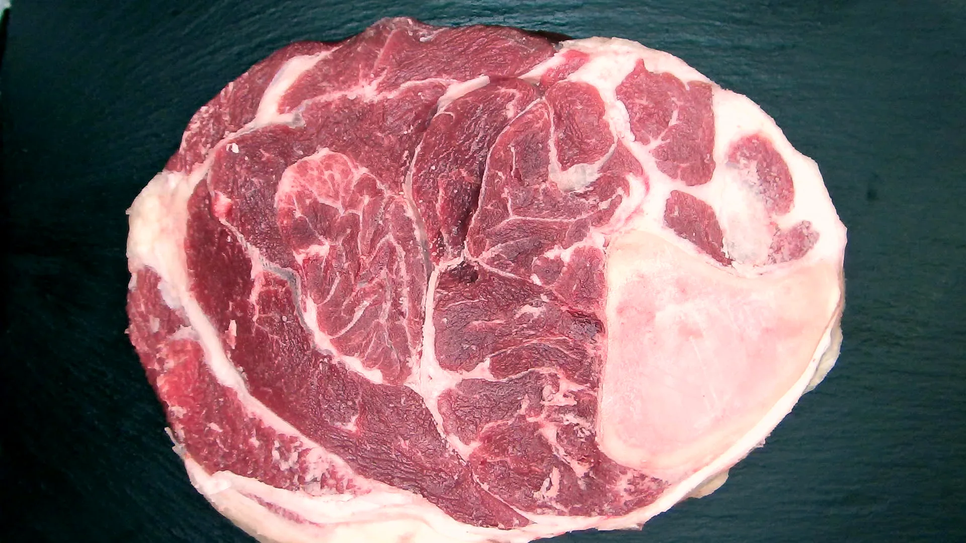 Beinscheiben (Wagyu-Style), 1,10 kg – Foto genau dieses Stücks