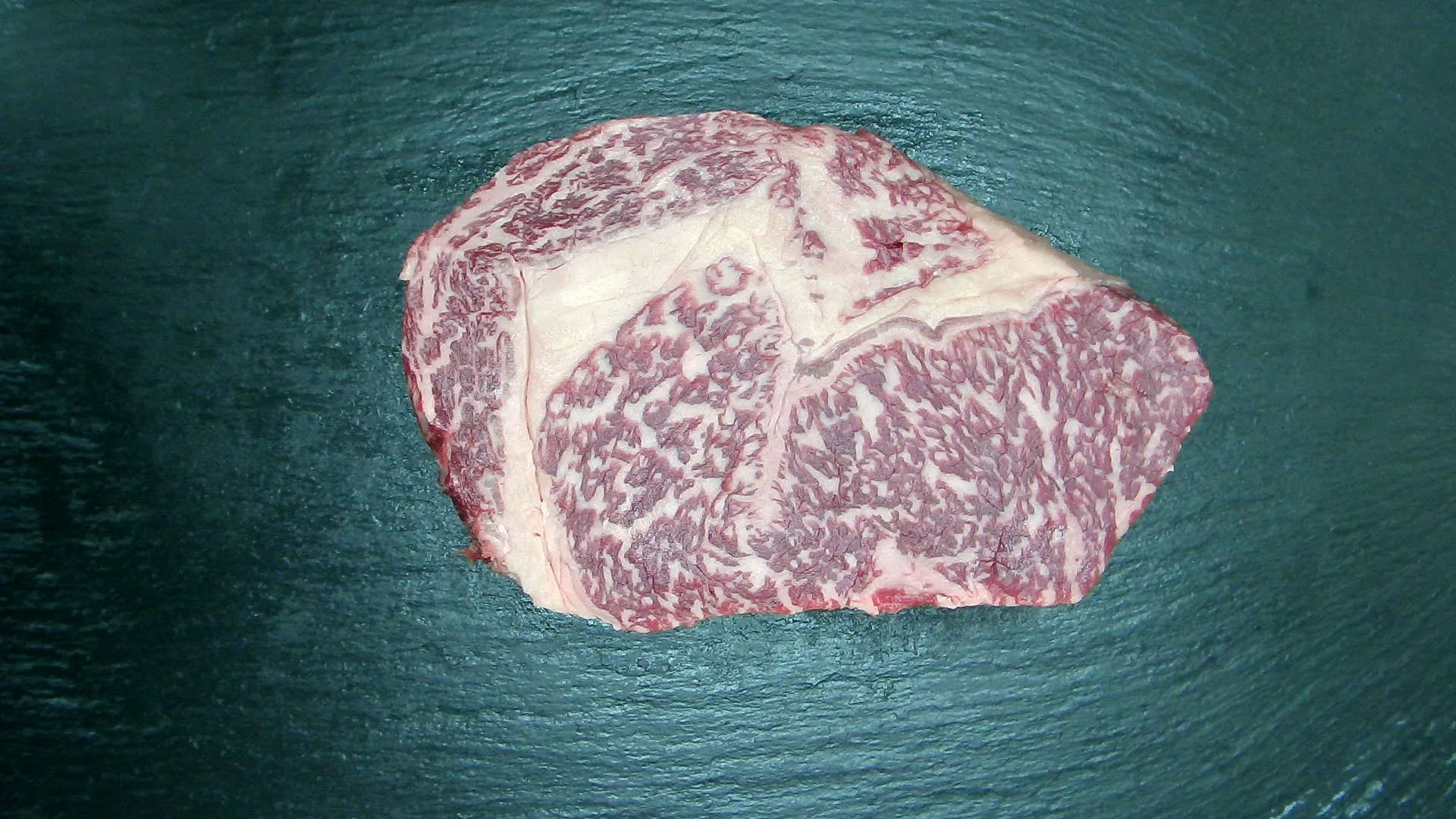 Rib Eye Steak, 446 g, BMS 8 – Foto genau dieses Stücks