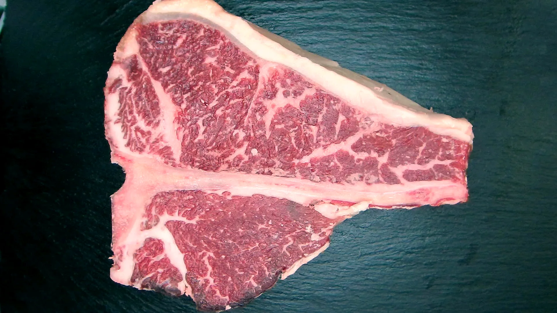 Porterhouse Steak (Wagyu-Style), 854 g – Foto genau dieses Stücks