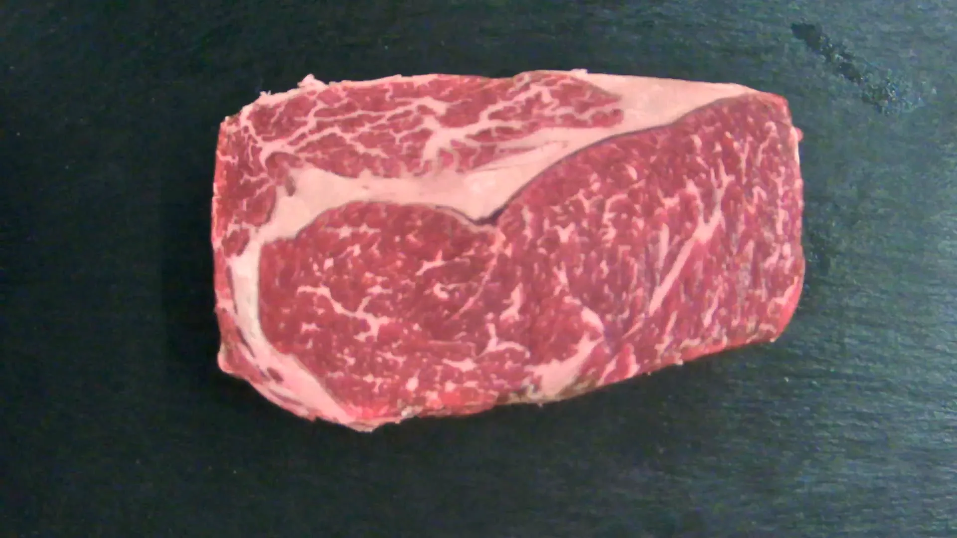 Rib Eye Steak (Wagyu Premium), 406 g – Foto genau dieses Stücks
