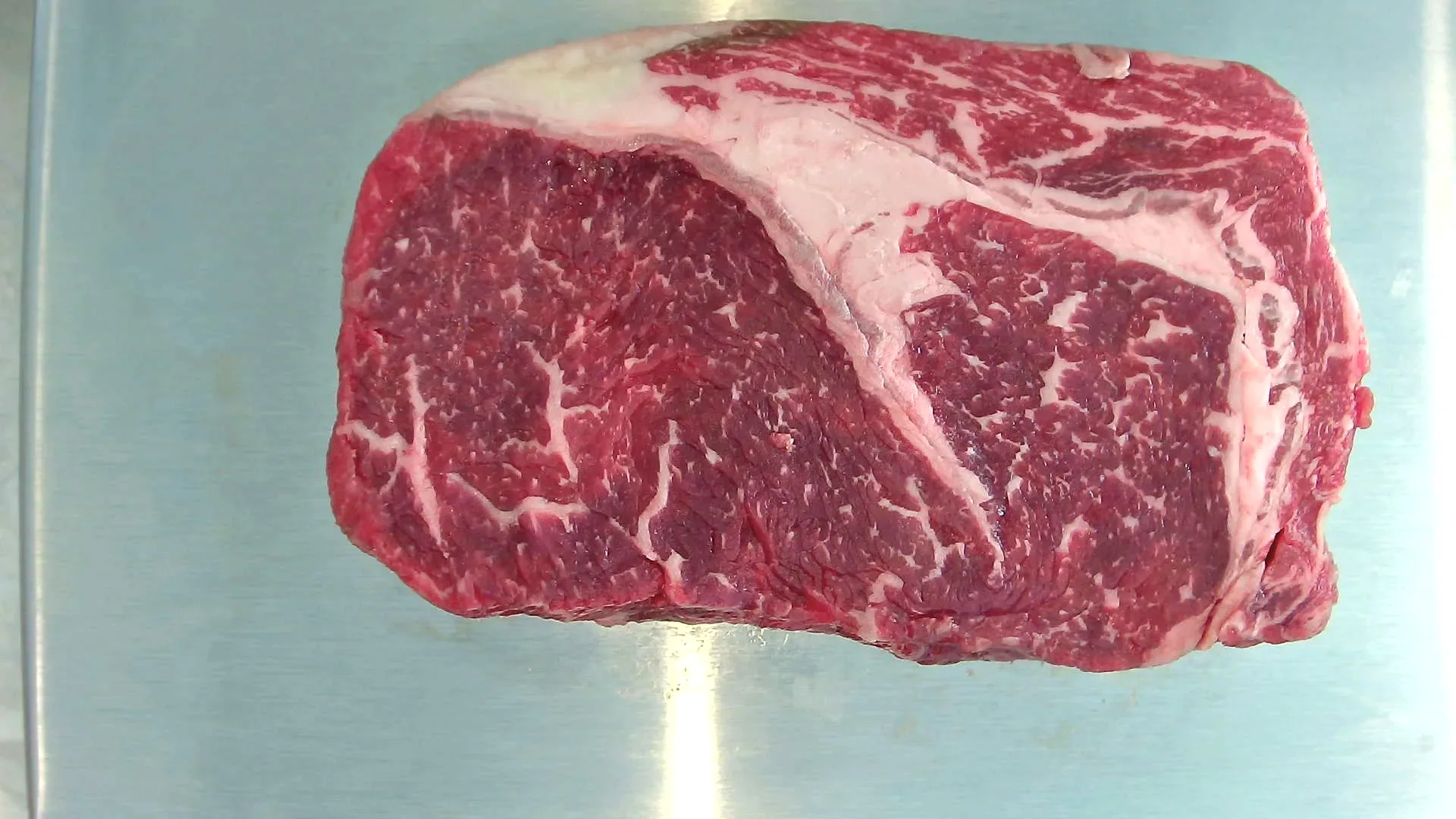 Rib Eye Steak (Wagyu Premium), 576 g – Foto genau dieses Stücks