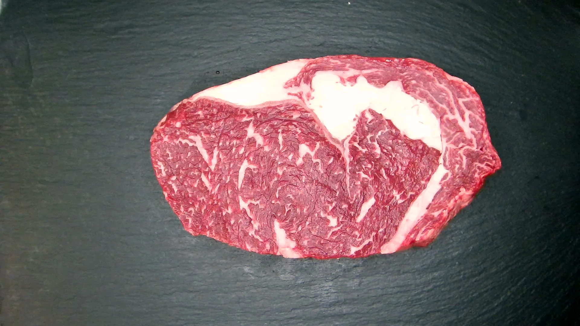 Rib Eye Steak, 480 g, BMS 7 – Foto genau dieses Stücks