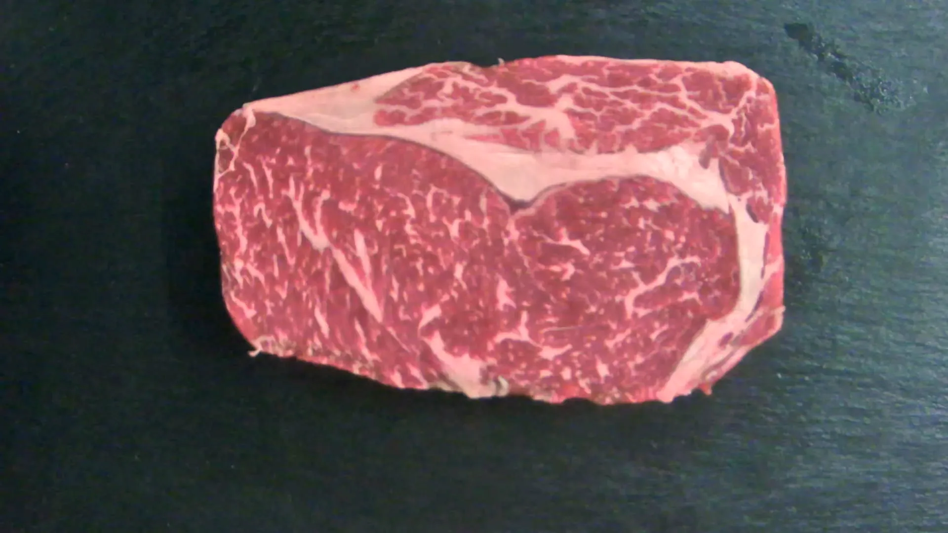 Rib Eye Steak (Wagyu Premium), 396 g – Foto genau dieses Stücks