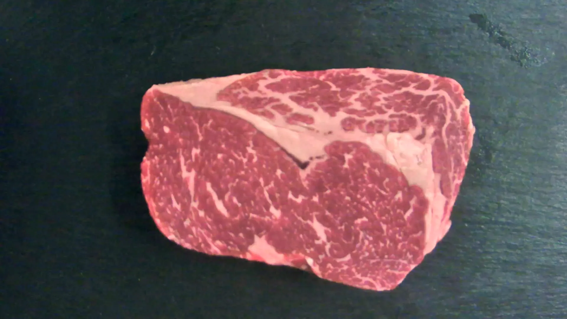 Rib Eye Steak (Wagyu Premium), 388 g – Foto genau dieses Stücks
