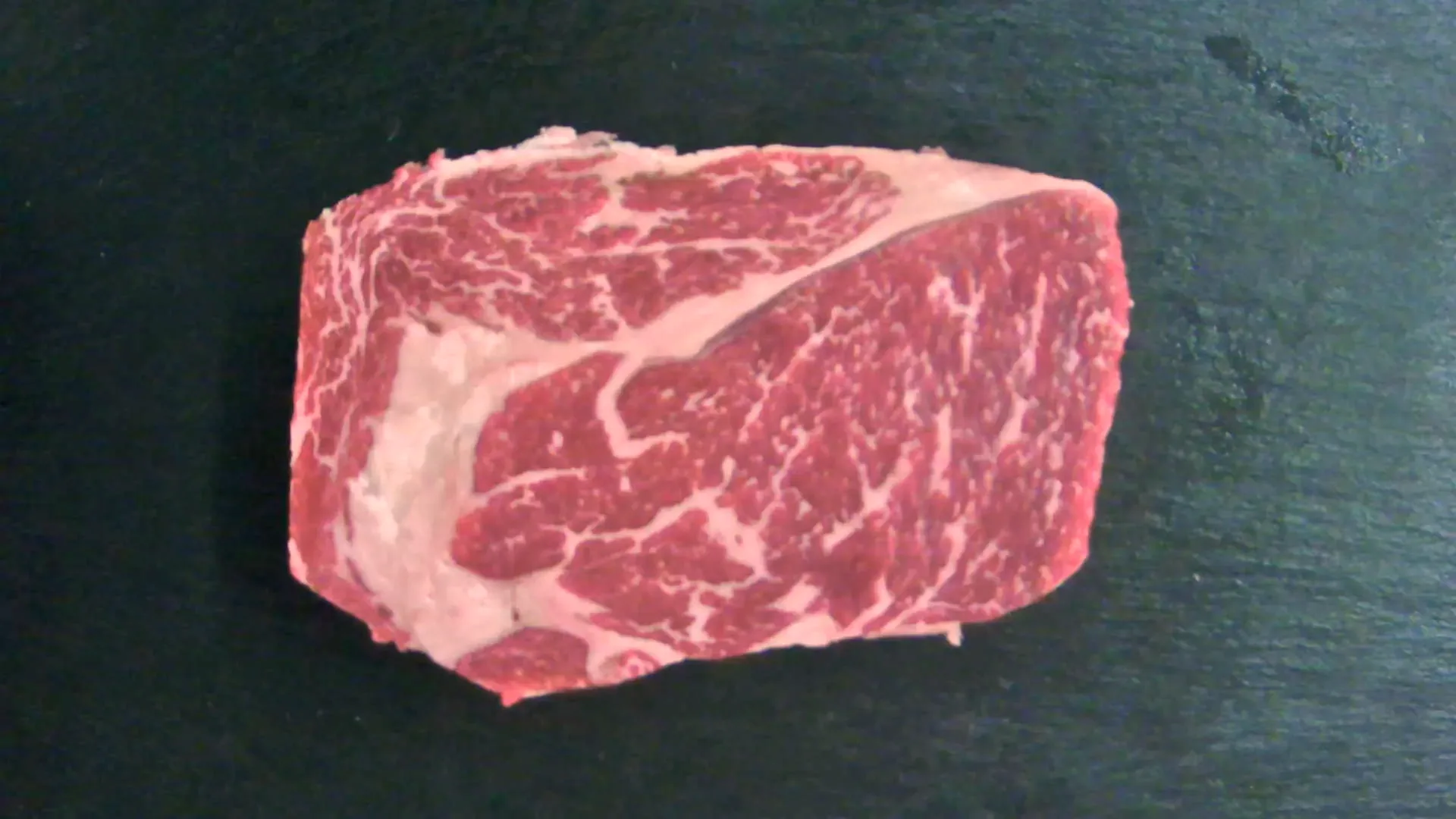 Rib Eye Steak (Wagyu Premium), 346 g – Foto genau dieses Stücks