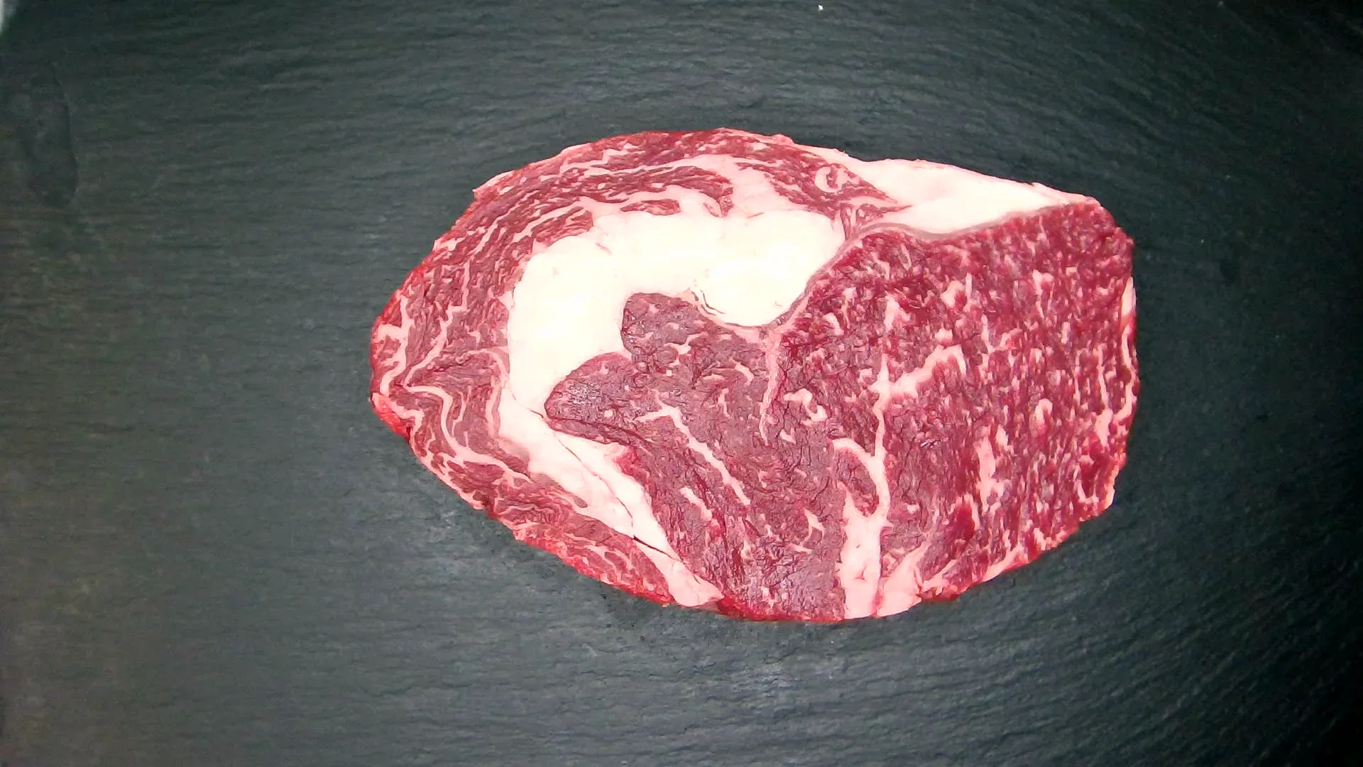 Rib Eye Steak, 466 g, BMS 7 – Foto genau dieses Stücks