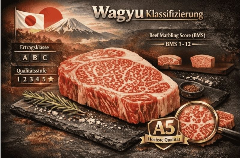 Wagyu Klassifizierung erklärt: A5 Wagyu, BMS & Marmorierung verstehen