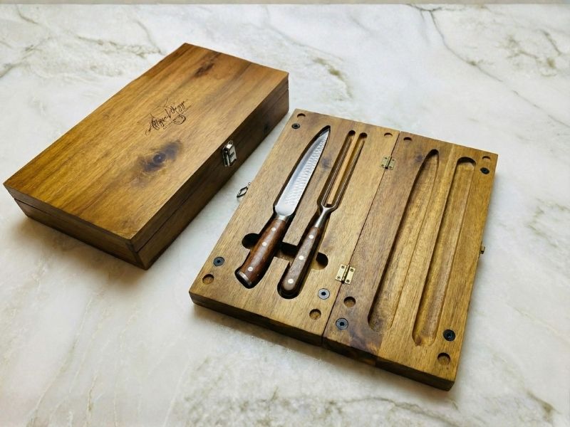 Tranchiermesser Gabel Set