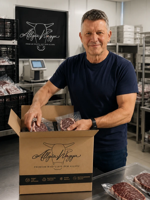 Stefan, Qualität & Kommissionierung bei Allgäu Wagyu