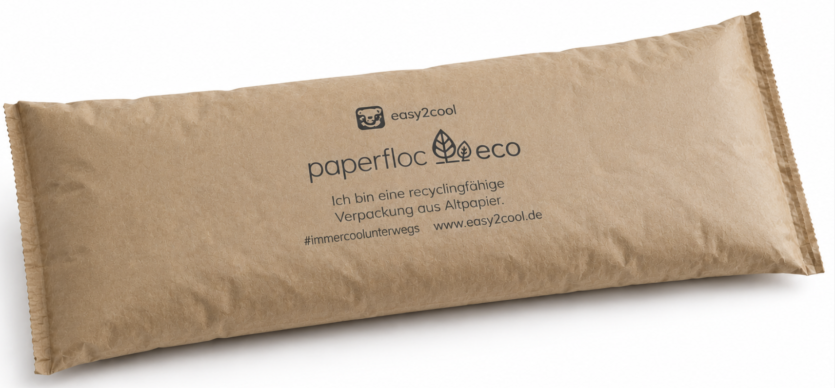 paperfloc eco Pouch – recyclingfähige Isolierverpackung aus Altpapier von easy2cool